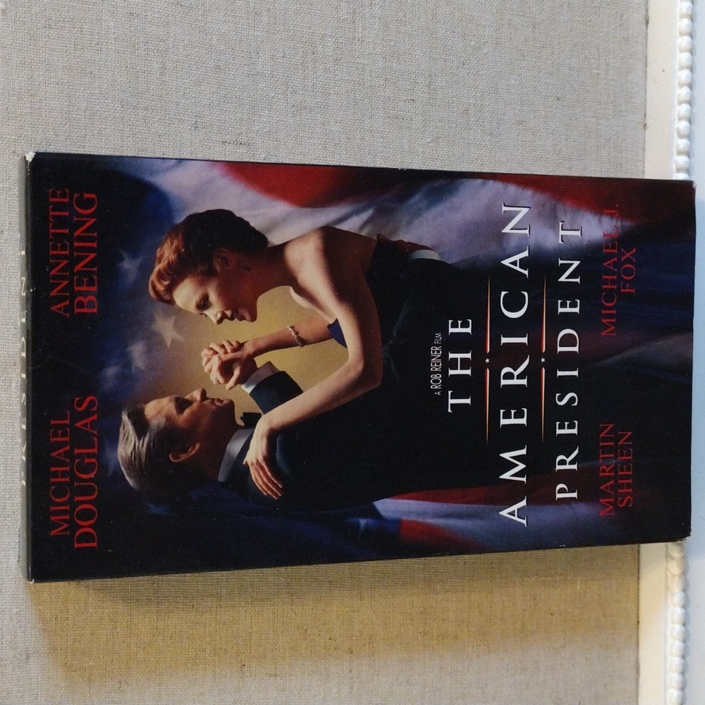 The American President VHS movie.